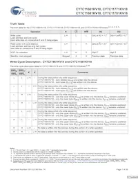 CY7C11681KV18-450BZC Datasheet Pagina 7