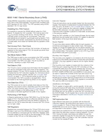 CY7C11681KV18-450BZC Datasheet Pagina 9