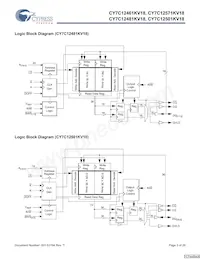 CY7C12501KV18-450BZXC數據表 頁面 3