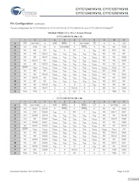 CY7C12501KV18-450BZXC Datasheet Pagina 6