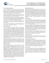 CY7C12501KV18-450BZXC Datasheet Pagina 9