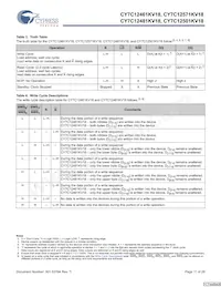 CY7C12501KV18-450BZXC Datasheet Pagina 11