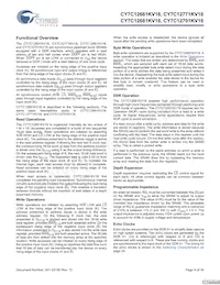 CY7C12681KV18-400BZXC Datasheet Pagina 9