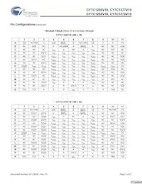 CY7C1270V18-375BZI數據表 頁面 5