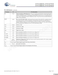 CY7C1270V18-375BZI Datenblatt Seite 7