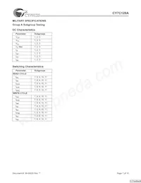 CY7C128A-35VC Datasheet Pagina 7