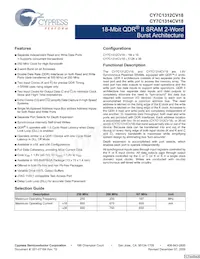 CY7C1312CV18-250BZI Datasheet Copertura