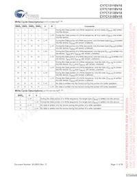 CY7C1315BV18-250BZC Datenblatt Seite 11