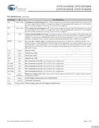 CY7C1315CV18-250BZI Datasheet Pagina 7