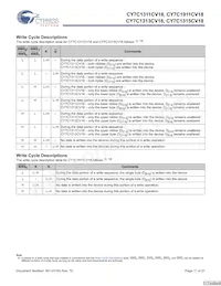 CY7C1315CV18-250BZI Datasheet Pagina 11