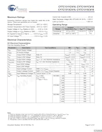 CY7C1315CV18-250BZI Datenblatt Seite 21