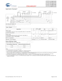 CY7C1318CV18-278BZXC數據表 頁面 9