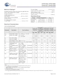 CY7C131A-15JXI Datasheet Page 5