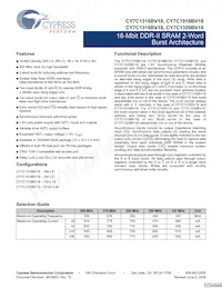 CY7C1320BV18-250BZI Datasheet Copertura