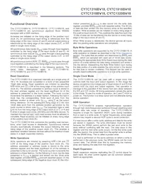 CY7C1320BV18-250BZI Datasheet Pagina 8