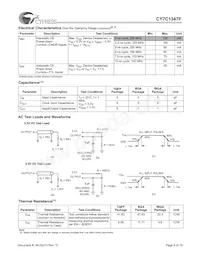 CY7C1347F-133AC數據表 頁面 9