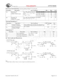 CY7C1352G-133AXI Datasheet Page 8