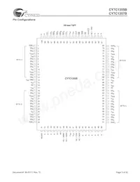 CY7C1355B-117AC Datasheet Page 3
