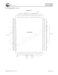 CY7C1355B-117AC Datasheet Page 4