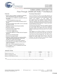 CY7C1355C-133BGXC Datasheet Copertura