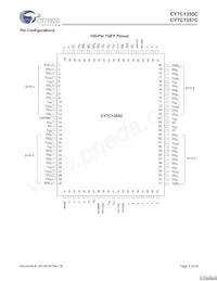 CY7C1355C-133BGXC Datenblatt Seite 3