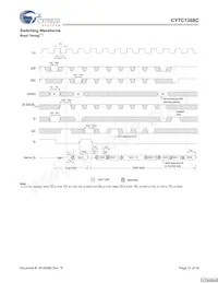 CY7C1368C-166AXCT數據表 頁面 12