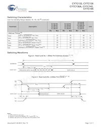 CY7C136A-55NXIT數據表 頁面 7