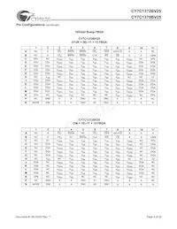 CY7C1370BV25-167AC Datasheet Pagina 4