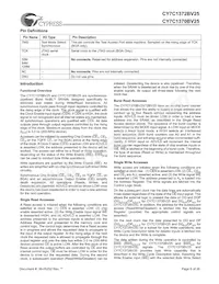 CY7C1370BV25-167AC Datasheet Pagina 6