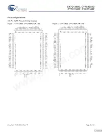 CY7C1380F-167BGCT Datenblatt Seite 3