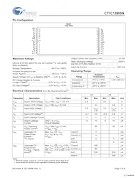 CY7C1399BN-15VXAT數據表 頁面 2