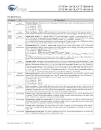 CY7C1413JV18-250BZXC Datasheet Pagina 6