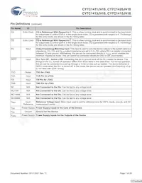 CY7C1413JV18-250BZXC Datasheet Pagina 7