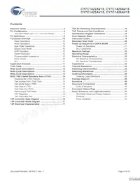 CY7C1423AV18-267BZC Datasheet Pagina 4