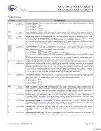 CY7C1426AV18-250BZC Datasheet Page 6