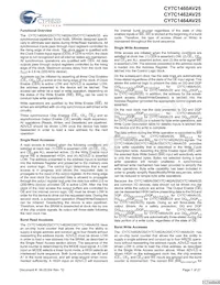 CY7C1464AV25-167BGC數據表 頁面 7