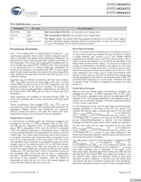CY7C1464AV33-167BGI數據表 頁面 8