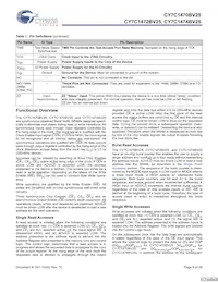 CY7C1474BV25-200BGIT Datasheet Page 8