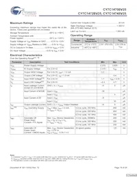 CY7C1474BV25-200BGIT Datenblatt Seite 19