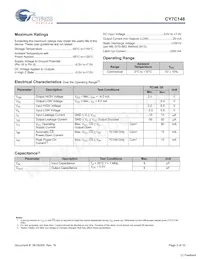 CY7C148-35PC Datenblatt Seite 3