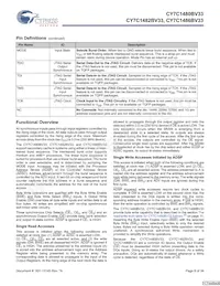 CY7C1480BV33-167BZI數據表 頁面 8