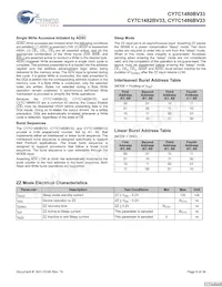 CY7C1480BV33-167BZI Datenblatt Seite 9