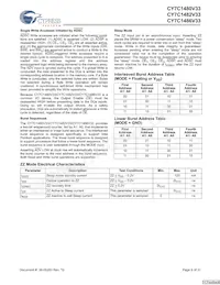 CY7C1480V33-250BZI Datenblatt Seite 9