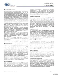 CY7C1514AV18-250BZI Datasheet Pagina 6