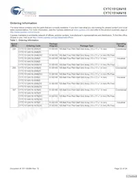 CY7C1514AV18-250BZI Datasheet Page 22