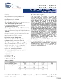 CY7C1514V18-200BZXC Datasheet Copertura