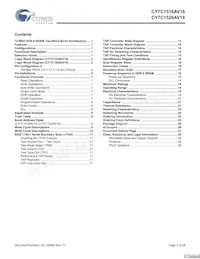 CY7C1520AV18-200BZCT Datasheet Pagina 3