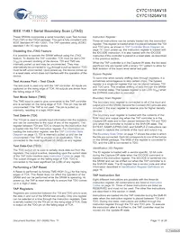 CY7C1520AV18-200BZCT Datasheet Page 11