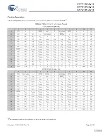 CY7C1525JV18-250BZXC Datasheet Pagina 4