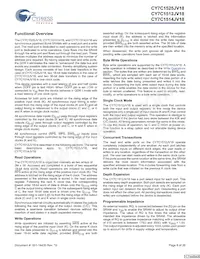 CY7C1525JV18-250BZXC Datasheet Pagina 8